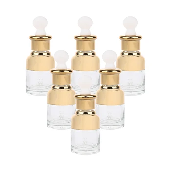 Pack of 6, Refillable Empty Clear Glass Pipette Eye Dropper Bottles Essential Oil Makeup Cosmetic Vials - 20ML 30ML 50ML
Pack of 6, Refillable Empty Clear Glass Pipette Eye Dropper Bottles Essential Oil Makeup Cosmetic Vials - 20ML 30ML 50ML