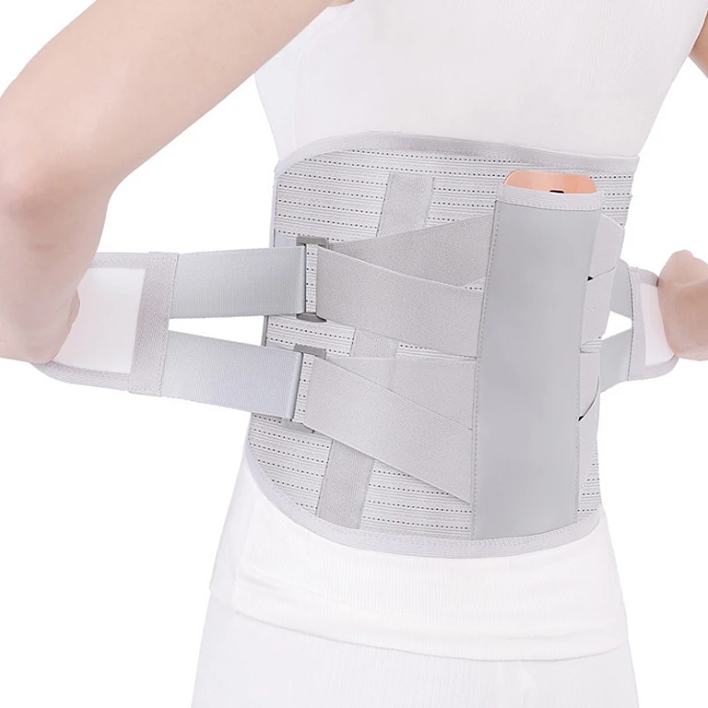 

Lumbar Support Belt Lumbar Disc Herniation Medica Strain Pain Relief Waist Back Lumbar Spine Brace Men Adjustable Elastic Fixed