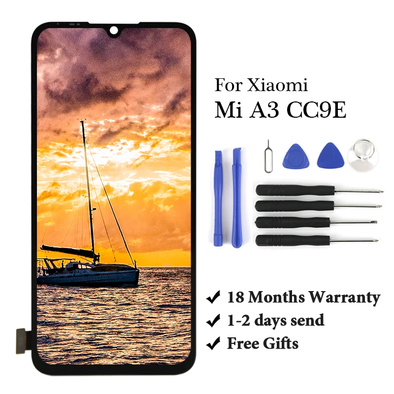 1 PCS For Mi A3 lcd display oem quality No dead pixel for Mi CC9E lcd Screen Digitizer replacement assembly
1 PCS For Mi A3 lcd display oem quality No dead pixel for Mi CC9E lcd Screen Digitizer replacement assembly