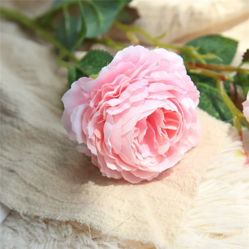 Artificial Fake Western Rose Flower Peony Bridal Bouquet Wedding Home Decor DecorCreative Comfortable Warmth Quality Exquisite