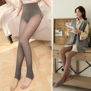 Sexy Lace Waist Thin Leggings Women High Waist Through The Meat Warm Casual Pants Women Slim Winter Elasticity
Sexy Lace Waist Thin Leggings Women High Waist Through The Meat Warm Casual Pants Women Slim Winter Elasticity