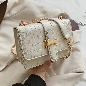 New Stone Pattern PU Leather Shoulder Bags Women 2020 Trend Branded Designer Hand Bag Chain Crossbody Bags Lady Luxury Handbags 
New Stone Pattern PU Leather Shoulder Bags Women 2020 Trend Branded Designer Hand Bag Chain Crossbody Bags Lady Luxury Handbags