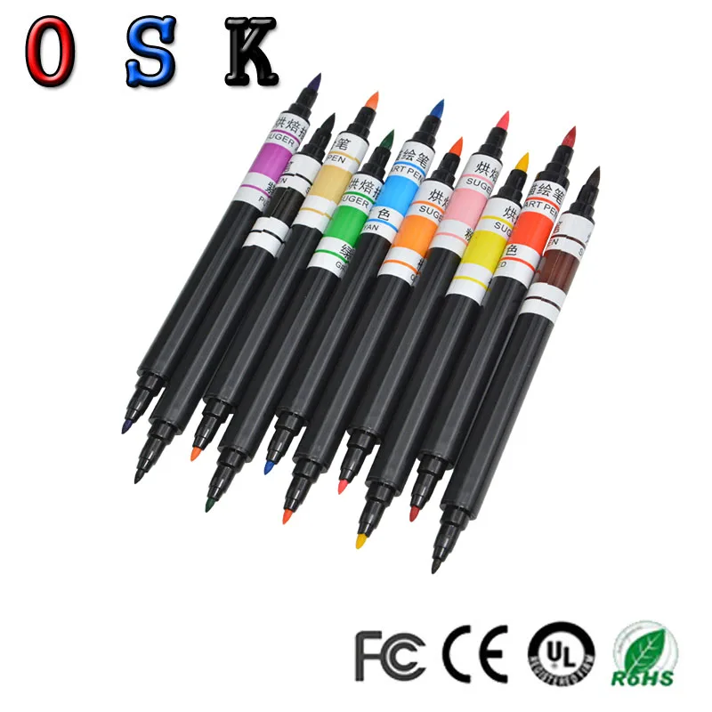 Double-head edible coloring pen baking hook line black biscuit fondant macaron cake bent hand-painted pen
Double-head edible coloring pen baking hook line black biscuit fondant macaron cake bent hand-painted pen