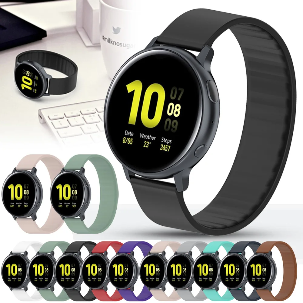 Solo Loop For Samsung galaxy watch Active 2 40mm 44mm Strap Elastic Belt Silicone Bracelet Wristband Watchbands 20mm Watch Band
Solo Loop For Samsung galaxy watch Active 2 40mm 44mm Strap Elastic Belt Silicone Bracelet Wristband Watchbands 20mm Watch Band