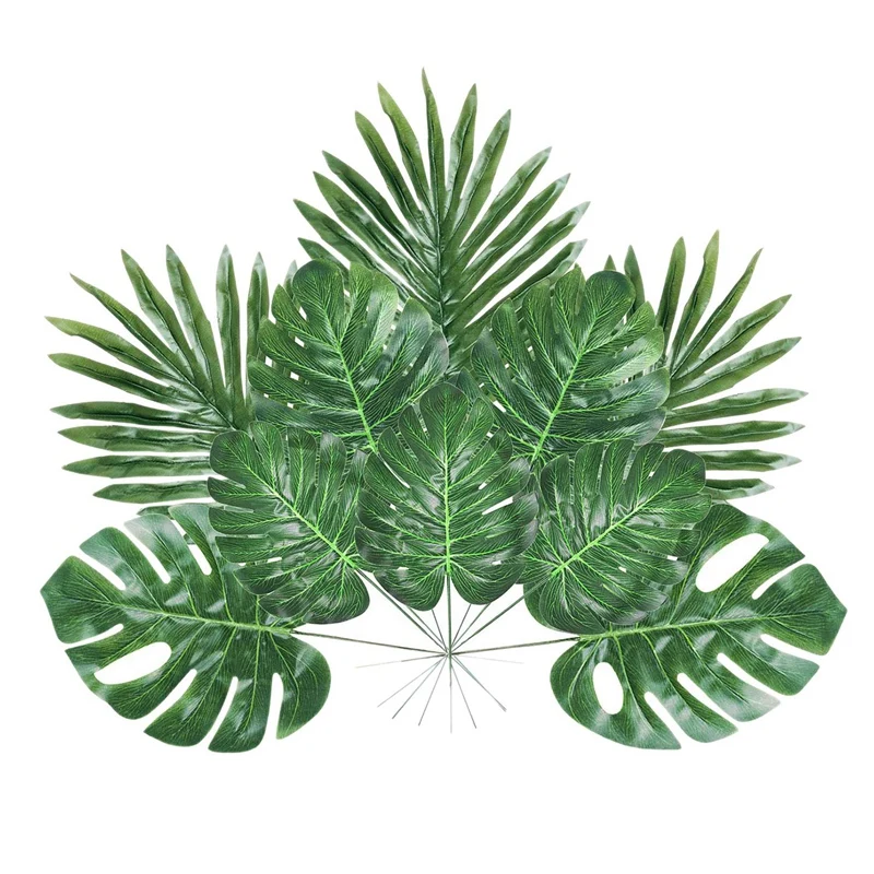 48 Pieces 4 Kinds Artificial Palm Leaves with Faux Stems Tropical Plant Leaves Monstera Leaves Leaves for Hawaiian Luau Party Ju
48 Pieces 4 Kinds Artificial Palm Leaves with Faux Stems Tropical Plant Leaves Monstera Leaves Leaves for Hawaiian Luau Party Ju