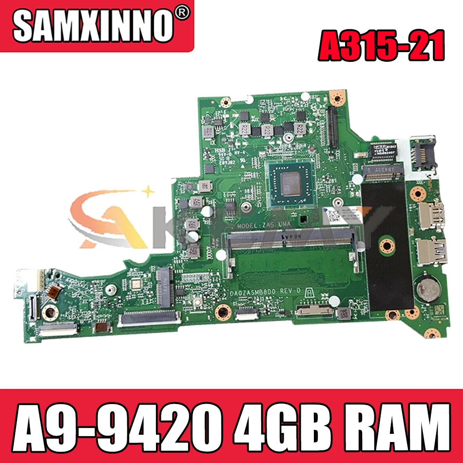 NBGNV11004 NBGNV1100C NBGNV11006 DA0ZASMB8D0 для Acer Aspire A315 A315-21 материнская плата портативного