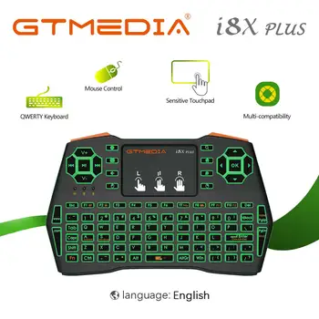 Mini Keyboard 3 Color Backlit I8X English USB Wireless Keyboard with Touch Panel Remote Control Android TV Laptop
Mini Keyboard 3 Color Backlit I8X English USB Wireless Keyboard with Touch Panel Remote Control Android TV Laptop