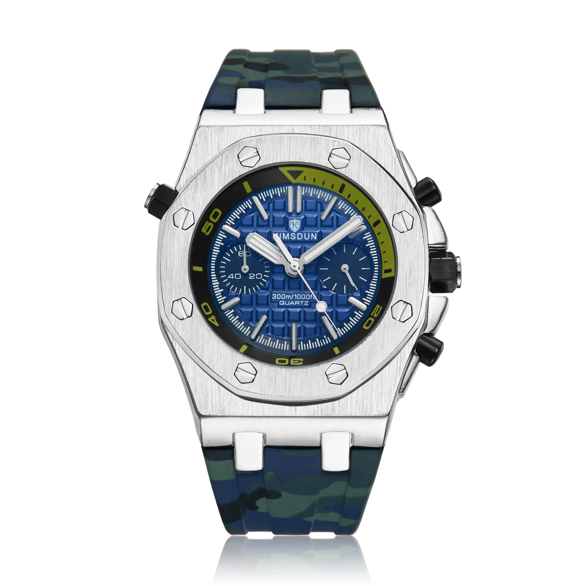 Fashion Men's Camouflage Quartz Watch Luxury Brand Soft Silicone Strap Male Clock Waterproof Analog relogio masculino 2019
Fashion Men's Camouflage Quartz Watch Luxury Brand Soft Silicone Strap Male Clock Waterproof Analog relogio masculino 2019