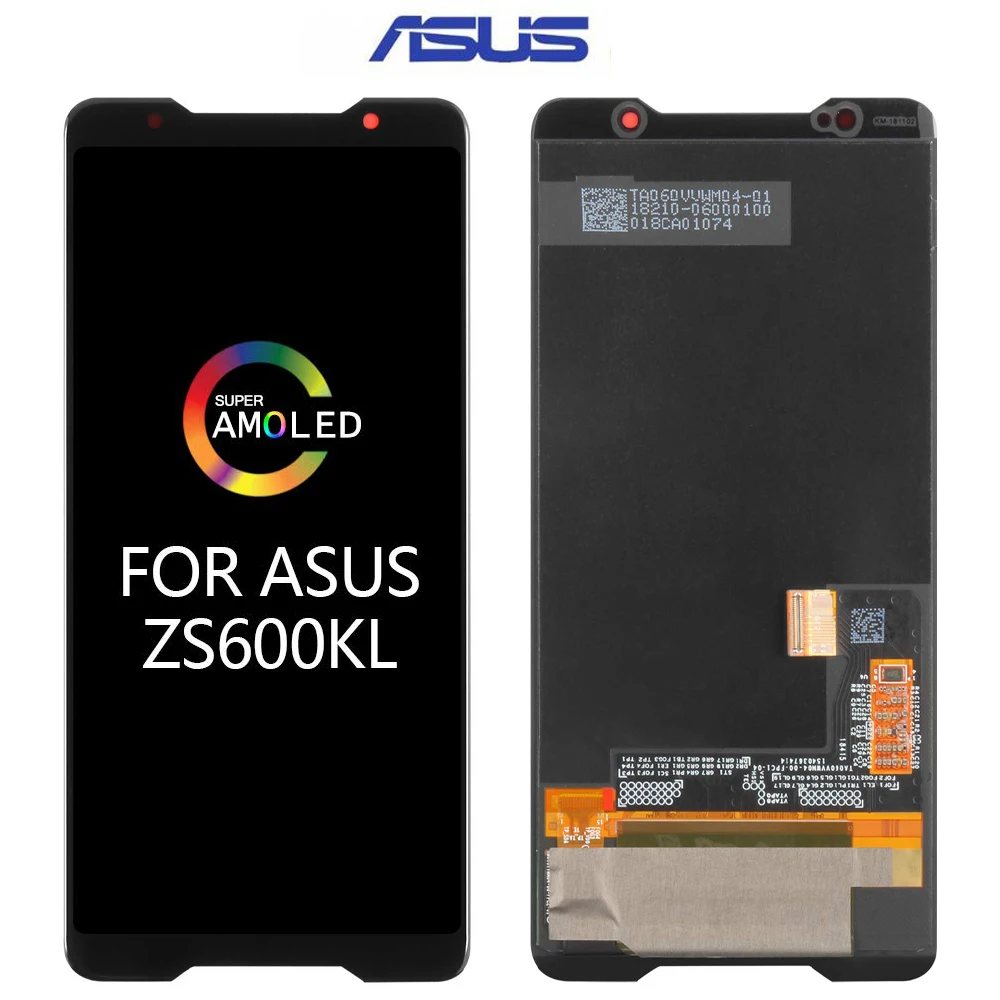 Original 6.0''AMOLED For ASUS ROG Phone ZS600KL LCD Display Touch Screen Assembly Frame For ASUS ZS600KL AMOLED Display Assembly
Original 6.0''AMOLED For ASUS ROG Phone ZS600KL LCD Display Touch Screen Assembly Frame For ASUS ZS600KL AMOLED Display Assembly