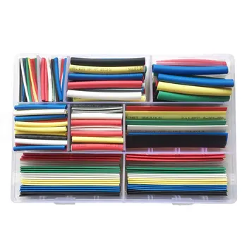 580 Pcs Multicolor Polyolefin Shrinking Assorted Heat Shrink Tube Wire Cable Insulated Sleeving heat shrink tubing Set 2:1 
580 Pcs Multicolor Polyolefin Shrinking Assorted Heat Shrink Tube Wire Cable Insulated Sleeving heat shrink tubing Set 2:1