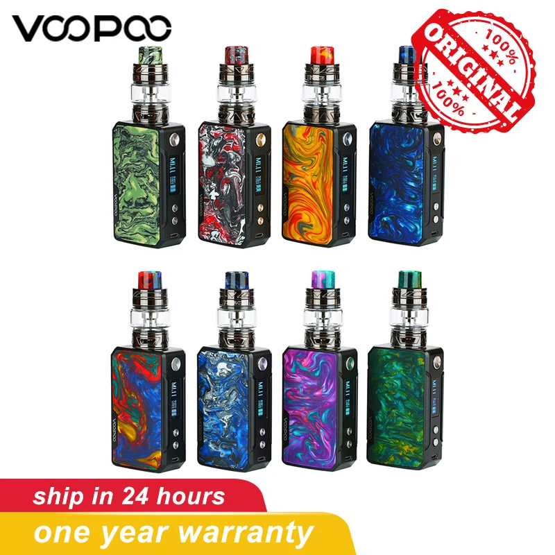 Original VOOPOO Drag Mini 117W TC Vape Kit with UFORCE T2 4400mAh 5ml Capacity electronic cigarettes Kit VS Drag 2
Original VOOPOO Drag Mini 117W TC Vape Kit with UFORCE T2 4400mAh 5ml Capacity electronic cigarettes Kit VS Drag 2