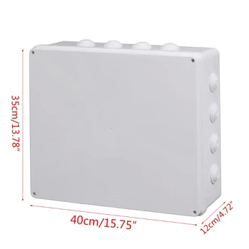 Outdoor Waterproof Dust-proof Cable Junction Box Outdoors Weatherproof Junctionbox for Communication Engineering Security Monito
Outdoor Waterproof Dust-proof Cable Junction Box Outdoors Weatherproof Junctionbox for Communication Engineering Security Monito
