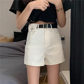 Korean Style Simple Solid Shorts Loose High Waist Straight Shorts Women's Pockets Shorts 2020 Summer
Korean Style Simple Solid Shorts Loose High Waist Straight Shorts Women's Pockets Shorts 2020 Summer