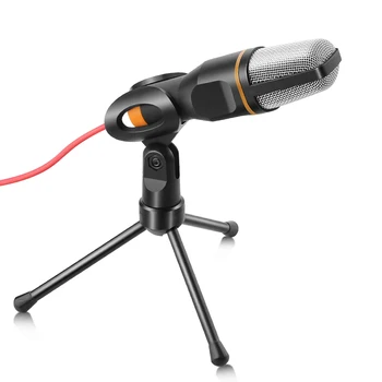 3.5mm Plug Condenser Microphone Home Stereo With Desktop Tripod Anchor Live Microfone Tiktok Singing Recording Mic for Podcast
3.5mm Plug Condenser Microphone Home Stereo With Desktop Tripod Anchor Live Microfone Tiktok Singing Recording Mic for Podcast