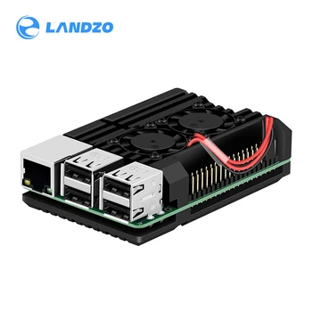 Raspberry Pi 4 B Case with Dual Fan, Armor Aluminum Alloy Passive Cooling Case Compatible with Raspberry Pi 4 Model B Only
Raspberry Pi 4 B Case with Dual Fan, Armor Aluminum Alloy Passive Cooling Case Compatible with Raspberry Pi 4 Model B Only