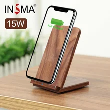 New Wooden Fast Charging 15W Qi Wireless Charger Pad Walnut Docking Station Holder Stand Type-c Port for iPhone for Samsung S20
New Wooden Fast Charging 15W Qi Wireless Charger Pad Walnut Docking Station Holder Stand Type-c Port for iPhone for Samsung S20