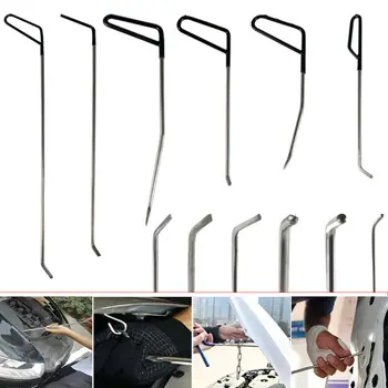 6PCS Dent Removal Rods Paintless Repair Kit Hail Puller Car Damage Push Ding Tools Car Repair Tool
6PCS Dent Removal Rods Paintless Repair Kit Hail Puller Car Damage Push Ding Tools Car Repair Tool
