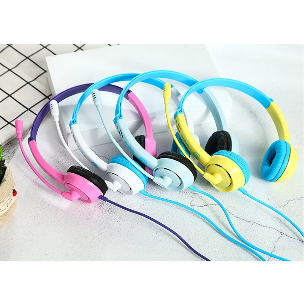 Kid Wired Headphones On-ear Headset With Mic Volume Control For Online Classes Learning Headphones Headsets Noise Cancelling Mic Kid Wired Headphones On-ear Headset With Mic Volume Control For Online Classes Learning Headphones Headsets Noise Cancelling Mic
