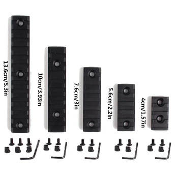 5Pcs Picatinny Rail Weaver Scope Mount Rail 4 5 7 9 13 Slot Rail Shotgun Rifle Scope Mount Base for Hunting Shooting Accessory
5Pcs Picatinny Rail Weaver Scope Mount Rail 4 5 7 9 13 Slot Rail Shotgun Rifle Scope Mount Base for Hunting Shooting Accessory