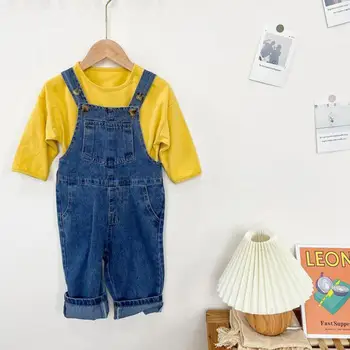 Baby Boys Girls Denim Overalls Kids Jeans Long Pants Toddler Infant Jumpsuit Autumn Clothes Children Trousers
Baby Boys Girls Denim Overalls Kids Jeans Long Pants Toddler Infant Jumpsuit Autumn Clothes Children Trousers