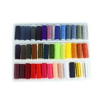 39pcs/set Colorful Polyester Sewing Thread 160-200 Meters/Color Home Sewing Kit for Machine Thread and hand thread
39pcs/set Colorful Polyester Sewing Thread 160-200 Meters/Color Home Sewing Kit for Machine Thread and hand thread