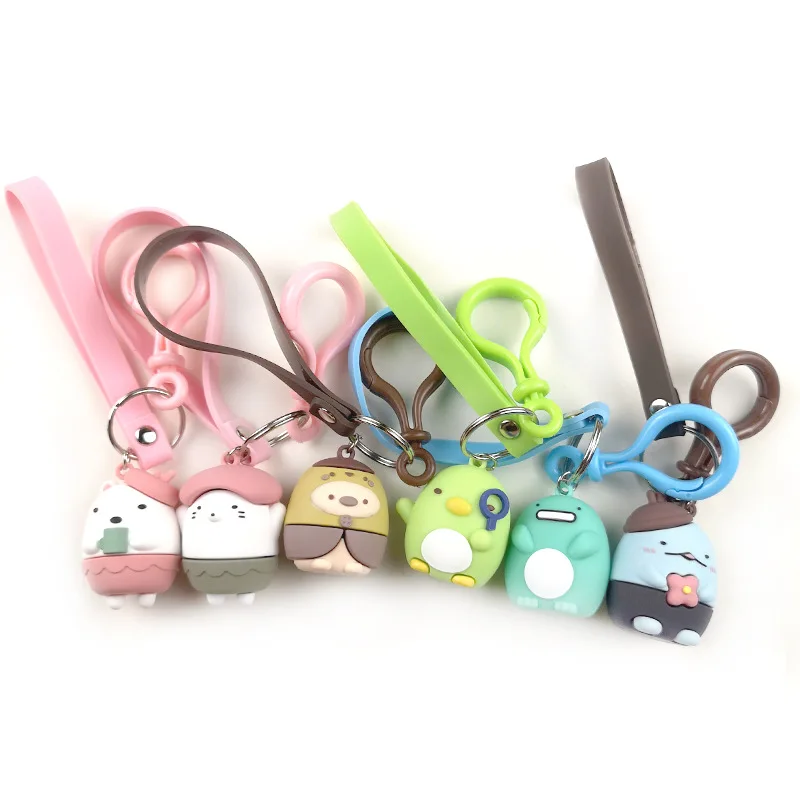 Japanese Sumikko Corner San-X Corner Bio Key Chain Cartoon epoxy Toy Keychains Cute Animal Pendant Girls Gifts keyring
Japanese Sumikko Corner San-X Corner Bio Key Chain Cartoon epoxy Toy Keychains Cute Animal Pendant Girls Gifts keyring