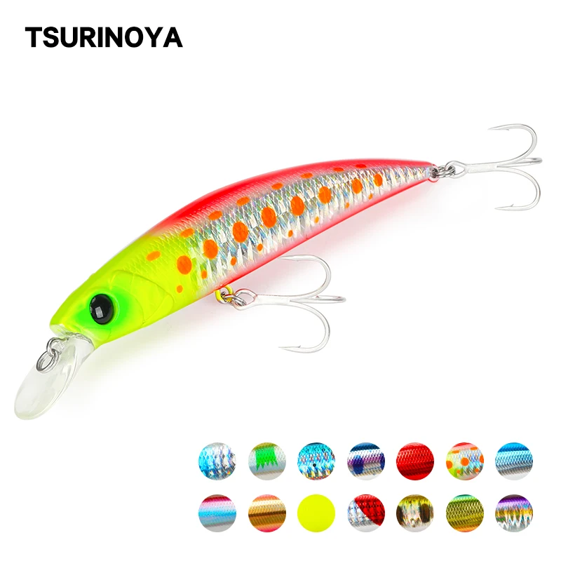 TSURINOYA DW77 Sinking Minnow Fishing Lure 110mm 22g Artificial Saltwater Hard Bait for Trout Pike Sea Bass Fishing Tackle
TSURINOYA DW77 Sinking Minnow Fishing Lure 110mm 22g Artificial Saltwater Hard Bait for Trout Pike Sea Bass Fishing Tackle