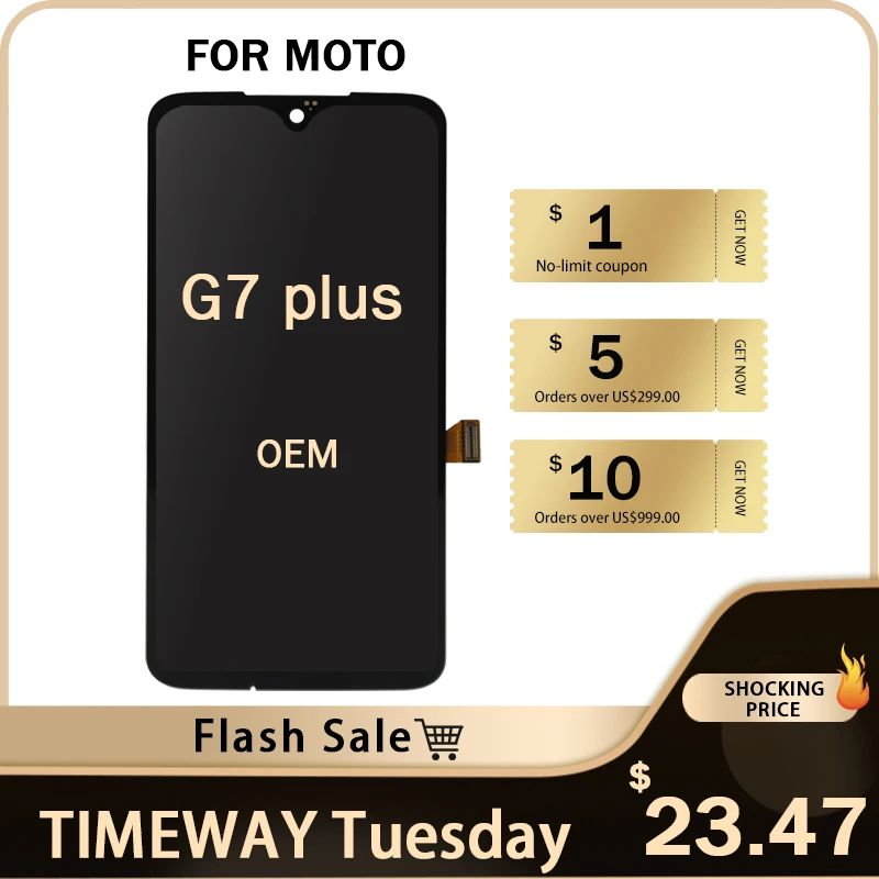 Tested LCD Display For Moto G7 LCD / G7 PLUS LCD Display For Moto G7 G7 PLUS LCD Display Screen Touch Digitizer Assembly
Tested LCD Display For Moto G7 LCD / G7 PLUS LCD Display For Moto G7 G7 PLUS LCD Display Screen Touch Digitizer Assembly