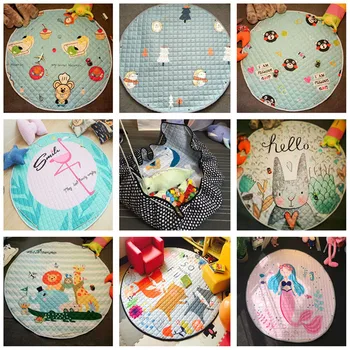 Kid Bedroom Baby Play Mat Portable Toy Storage Bag Cute Children Cartoon Round living Room Rug Carpet Outdoor Picnic Blanket 
Kid Bedroom Baby Play Mat Portable Toy Storage Bag Cute Children Cartoon Round living Room Rug Carpet Outdoor Picnic Blanket