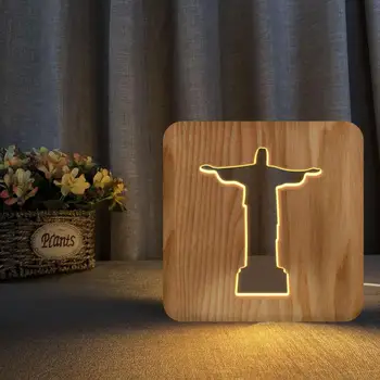 1PC USB Charging Wooden Night Light Christian LED Light Home Bedroom Decor Lamp Coffee Shop Restaurant Decoration
1PC USB Charging Wooden Night Light Christian LED Light Home Bedroom Decor Lamp Coffee Shop Restaurant Decoration