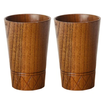 2 Pcs Wood Cup Vintage Handmade Wooden Tea Drinking Cup Milk Beer Coffee Mug Wood Glass
2 Pcs Wood Cup Vintage Handmade Wooden Tea Drinking Cup Milk Beer Coffee Mug Wood Glass