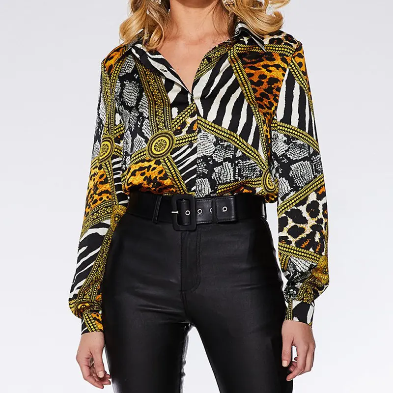 Long Sleeve Spring Retro Style Shirt Turn-down Collar Chiffon Soft Quality Blosue Ropa De Mujer Women Clothing Ey*
Long Sleeve Spring Retro Style Shirt Turn-down Collar Chiffon Soft Quality Blosue Ropa De Mujer Women Clothing Ey*