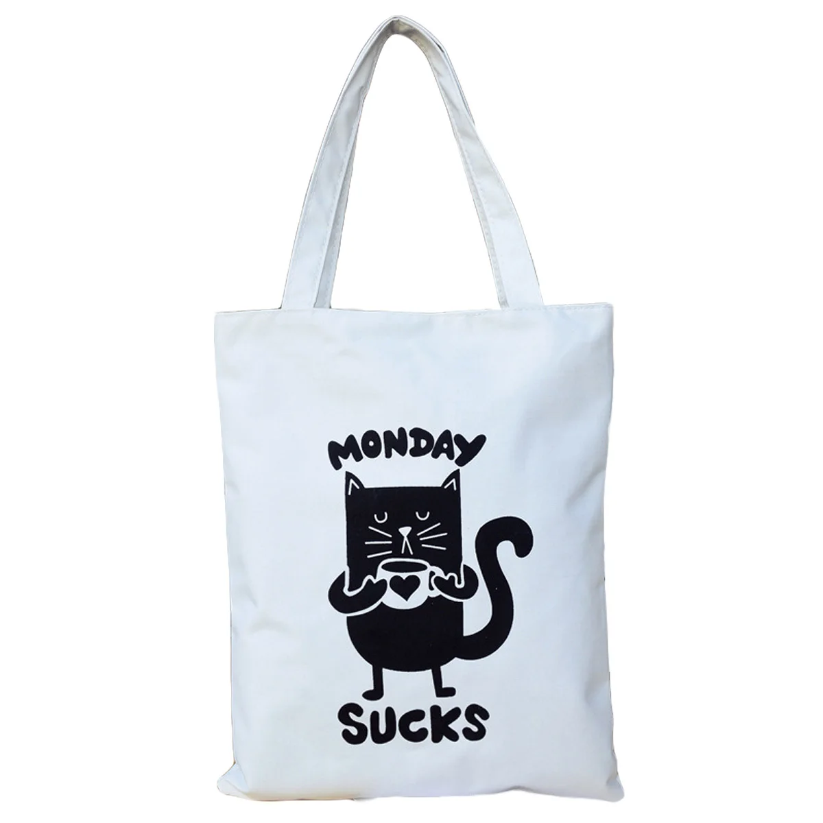 Women Shoulder Bags Casual Cat Print Large Opening Canvas Handbags Zipper Environment-friendly Bags
Women Shoulder Bags Casual Cat Print Large Opening Canvas Handbags Zipper Environment-friendly Bags
