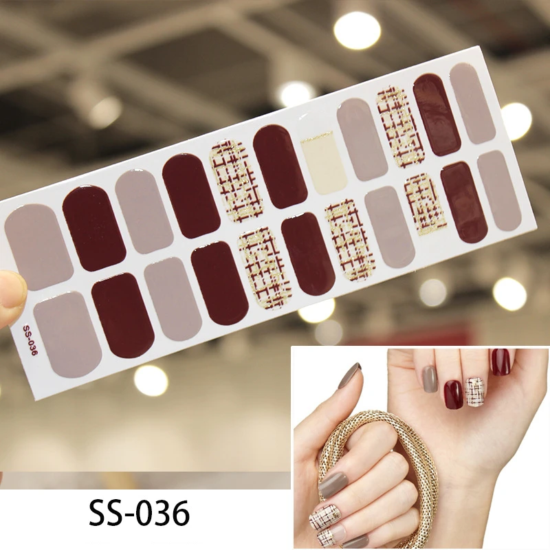 22Tips/sheet Finger Nail Sticker Full Cover Waterproof Non-toxic Sticker Foot Tablets DIY Nail Art Tool Accessories Manicure
22Tips/sheet Finger Nail Sticker Full Cover Waterproof Non-toxic Sticker Foot Tablets DIY Nail Art Tool Accessories Manicure