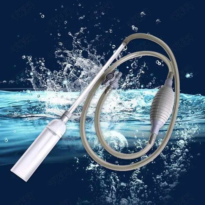 Semi-automatic aquarium cleaner Water Change hand Changer Gravel Aquarium Accessories Fish Tank Vacuum Siphon Water Pump Cleaner
Semi-automatic aquarium cleaner Water Change hand Changer Gravel Aquarium Accessories Fish Tank Vacuum Siphon Water Pump Cleaner