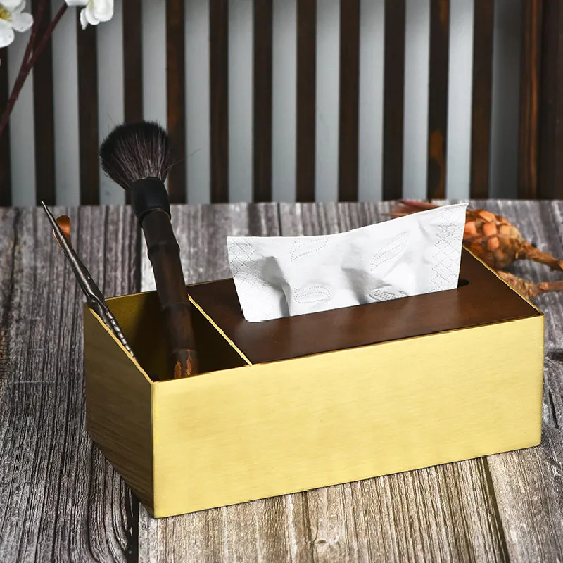 Portable Bathroom Tissue Rack Brass With Wood Lid Napkin Box Desktop Removable Organizer Toilet Paper Holder Waterproof Gold
Portable Bathroom Tissue Rack Brass With Wood Lid Napkin Box Desktop Removable Organizer Toilet Paper Holder Waterproof Gold