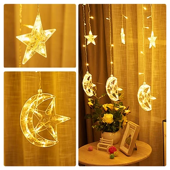USB Moon Star Lamp LED String Light Copper Wire Curtain Fairy Lights Neon For Christmas Wedding Birthday Home Decoration
USB Moon Star Lamp LED String Light Copper Wire Curtain Fairy Lights Neon For Christmas Wedding Birthday Home Decoration