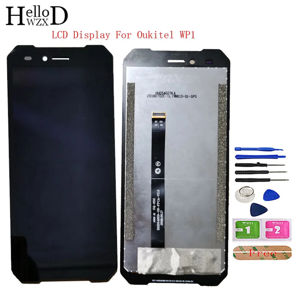 ЖК-дисплей 5,5 дюйма для Oukitel WP1, ЖК-дисплей, сенсорный экран, стеклянный датчик, дигитайзер, панель в сборе, инструменты для ЖК-экранов
ЖК-дисплей 5,5 дюйма для Oukitel WP1, ЖК-дисплей, сенсорный экран, стеклянный датчик, дигитайзер, панель в сборе, инструменты для ЖК-экранов