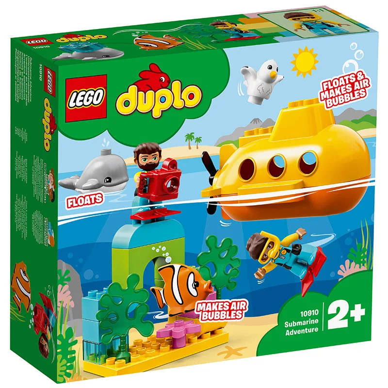July New Products Lego LEGO Duplo Series 10910 Submarine Adventure Large Particles Building Blocks 2-Year-Old + Toy 
July New Products Lego LEGO Duplo Series 10910 Submarine Adventure Large Particles Building Blocks 2-Year-Old + Toy