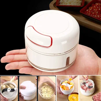 Manual Food Chopper 170ml Powerful Pull Hand Held Vegetable Onion Mini Twist Shredder Meat Grinder Garlic Cutter
Manual Food Chopper 170ml Powerful Pull Hand Held Vegetable Onion Mini Twist Shredder Meat Grinder Garlic Cutter