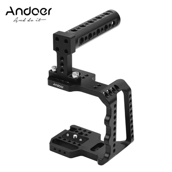 Andoer Video studio Camera Cage Aluminum Alloy with Hand Grip Compatible with BMPCC 4K/BMPCC 6K Camera photography accessories
Andoer Video studio Camera Cage Aluminum Alloy with Hand Grip Compatible with BMPCC 4K/BMPCC 6K Camera photography accessories