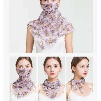 Women Imitation Silk Sun Protection Mouth Mask Breathable Floral Printed Face Cover Neck Gaiter Anti-Dust Bandana Headwrap Scarf
Women Imitation Silk Sun Protection Mouth Mask Breathable Floral Printed Face Cover Neck Gaiter Anti-Dust Bandana Headwrap Scarf