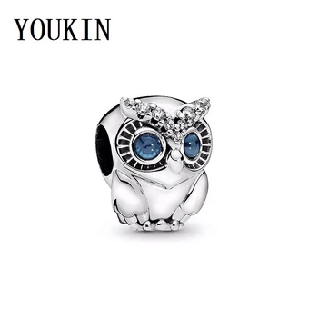 Blue Eyes Owl Beads for Jewelry Making Fit Original Pandora Bracelet Women Crystal Cute Bird Charms DIY Bangle Friends Gift Bead
Blue Eyes Owl Beads for Jewelry Making Fit Original Pandora Bracelet Women Crystal Cute Bird Charms DIY Bangle Friends Gift Bead