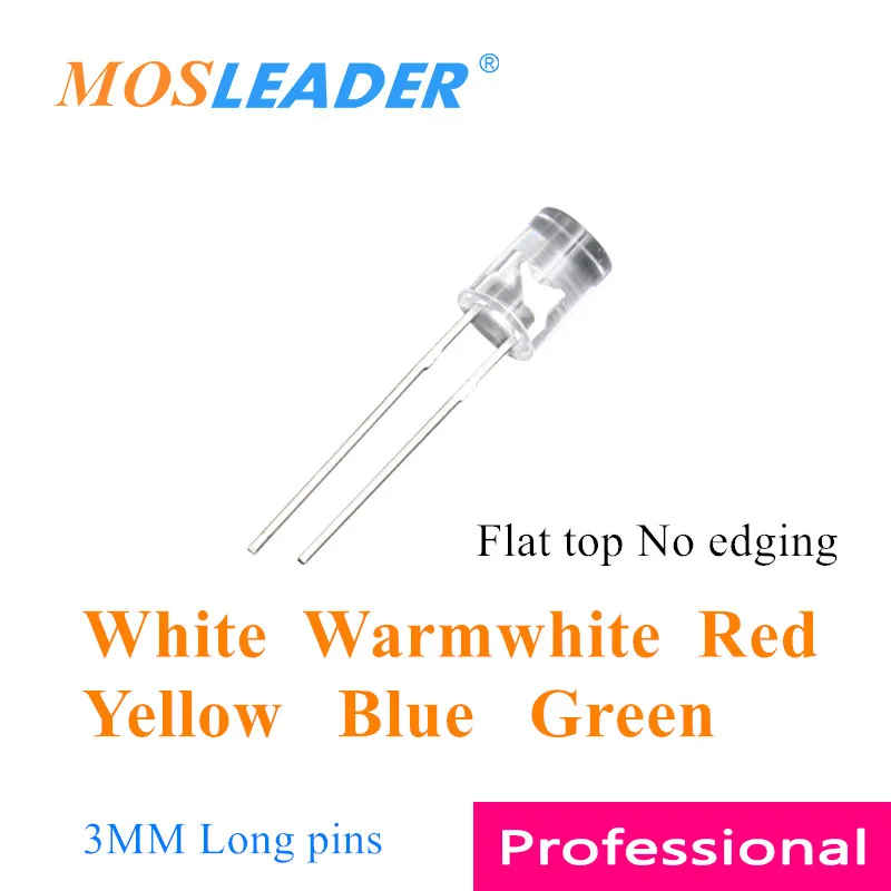 Светодисветодиодный mossleader, 3 мм, плоский, без окантовки, теплый белый, красный, желтый, синий, зеленый, F3, длинные штифты, прозрачный, плоский, без окантовки, 1000 шт.
Светодисветодиодный mossleader, 3 мм, плоский, без окантовки, теплый белый, красный, желтый, синий, зеленый, F3, длинные штифты, прозрачный, плоский, без окантовки, 1000 шт.