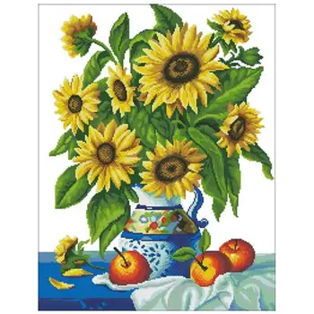 Fall in love with sunflowers Counted Cross Stitch 11CT 14CT 18CT DIY Chinese Cross Stitch Kits Embroidery Needlework Sets
Fall in love with sunflowers Counted Cross Stitch 11CT 14CT 18CT DIY Chinese Cross Stitch Kits Embroidery Needlework Sets