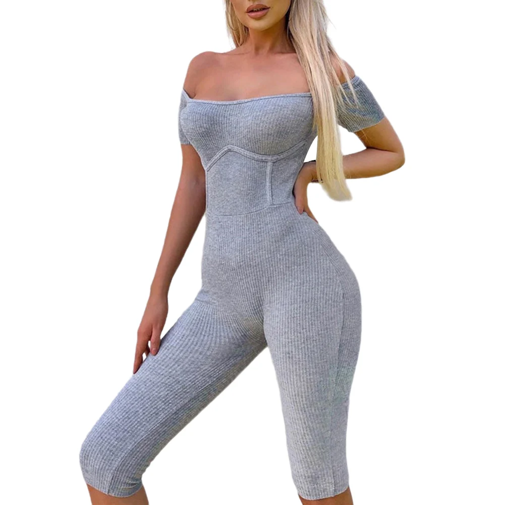 Rompers Womens Femme Playsuit Summer Stretch Jumpsuit Short Sleeve Bodycon One Piece Short Romper Overalls Streetwear Clothes
Rompers Womens Femme Playsuit Summer Stretch Jumpsuit Short Sleeve Bodycon One Piece Short Romper Overalls Streetwear Clothes