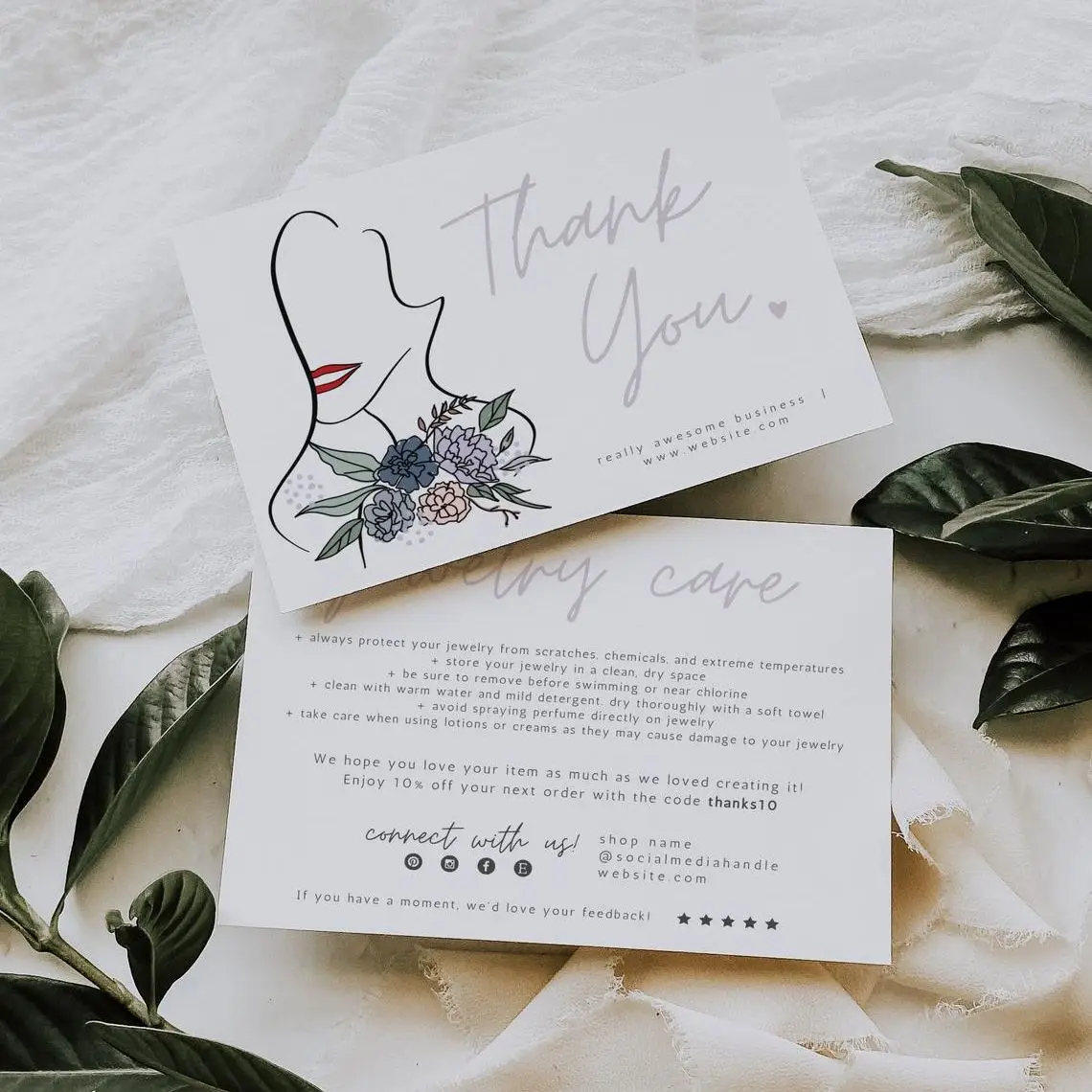 EDITABLE Jewelry Care Card Template Business Thank You Card Printable Thanks For Your Purchase Card Template Package Insert Card
EDITABLE Jewelry Care Card Template Business Thank You Card Printable Thanks For Your Purchase Card Template Package Insert Card