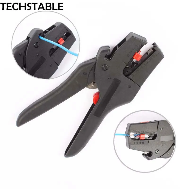 TECHSTABLE FS-D3 Self-Adjusting insulation Wire Stripper wire stripping range 0.08-6mm2 Good Quality TOOL wire cutter cutting
TECHSTABLE FS-D3 Self-Adjusting insulation Wire Stripper wire stripping range 0.08-6mm2 Good Quality TOOL wire cutter cutting