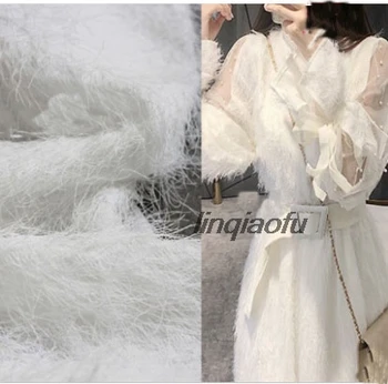 White fine hairy fringed three-dimensional texture personality embroidery mesh clothing accessories
White fine hairy fringed three-dimensional texture personality embroidery mesh clothing accessories