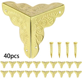 40pcs Vintage Retro 25mm Side Edge Metal Box Table Corner Cover Protectors Protect Desk Corner And Decorate Home
40pcs Vintage Retro 25mm Side Edge Metal Box Table Corner Cover Protectors Protect Desk Corner And Decorate Home